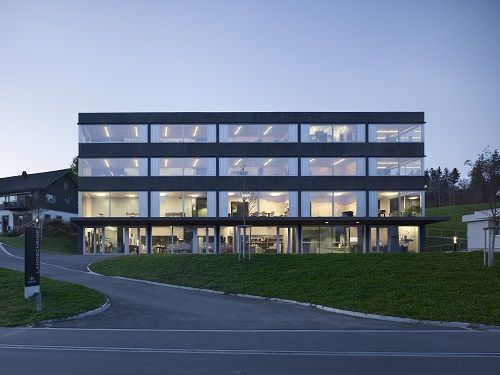 Das Werkstattgebäude