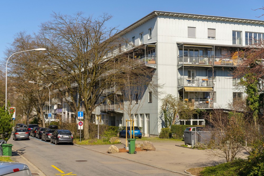 Familiäre Gemeinschaft in der Nähe des Albisriederplatzes.