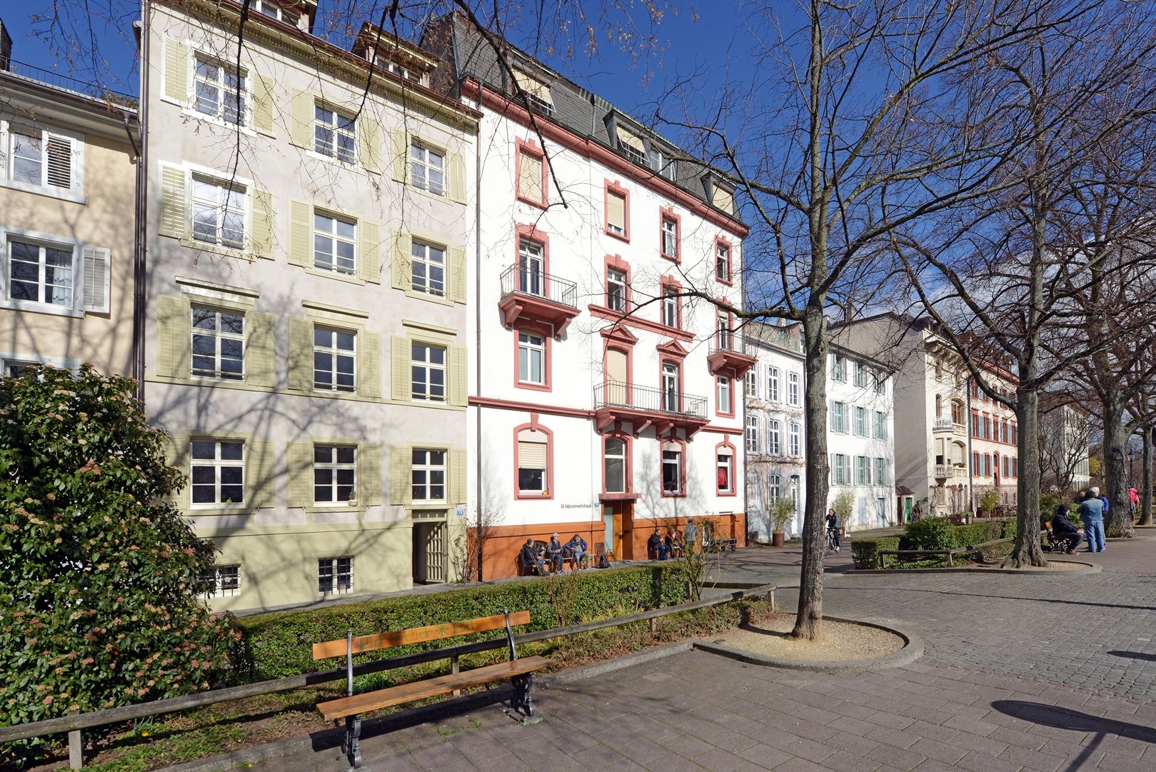 Aussenansicht Rhein Männerwohnhaus