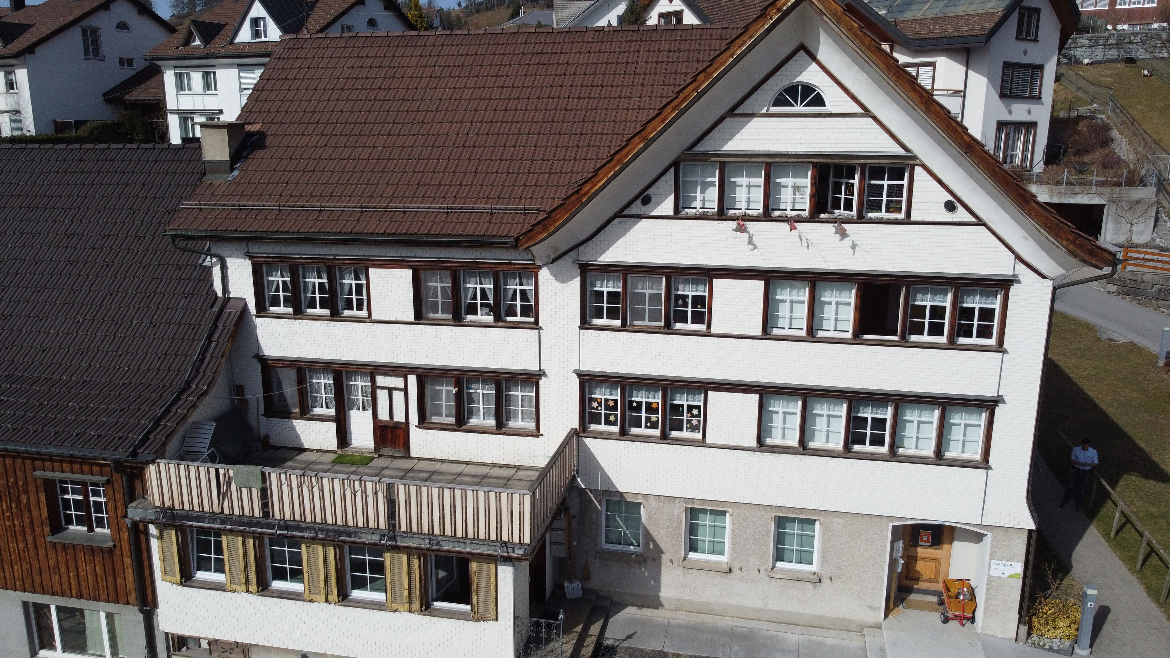 Hier wohnt unsere Landhaus- Wohngemeinschaft