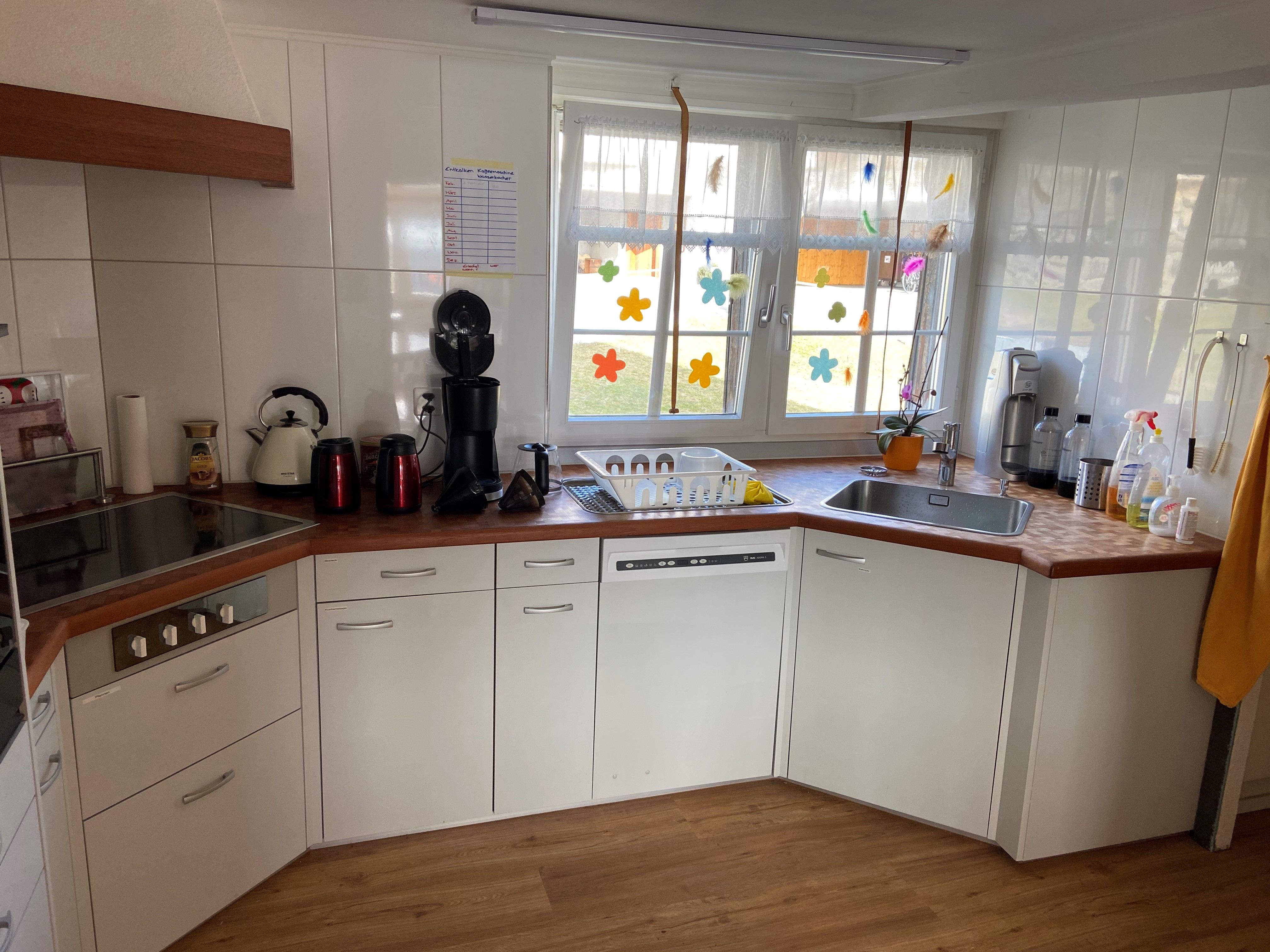 Die grosse Küche lädt zum kochen ein