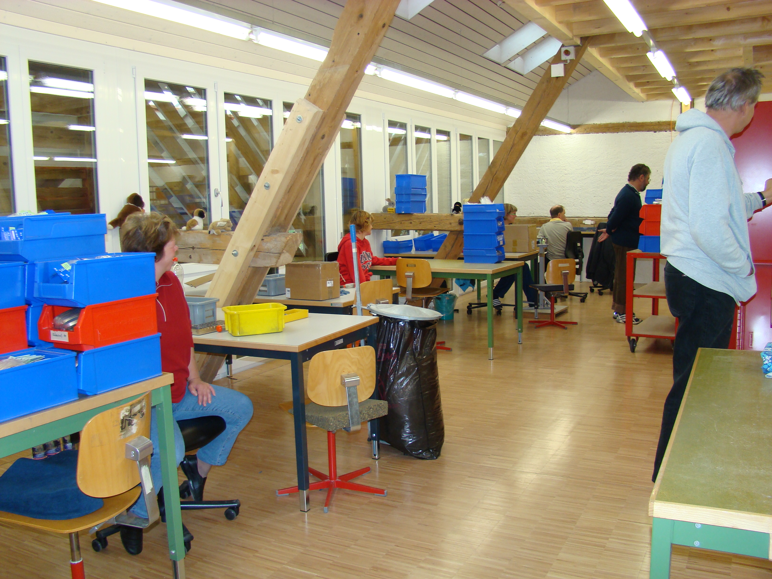 Tagesgestaltung im Atelier