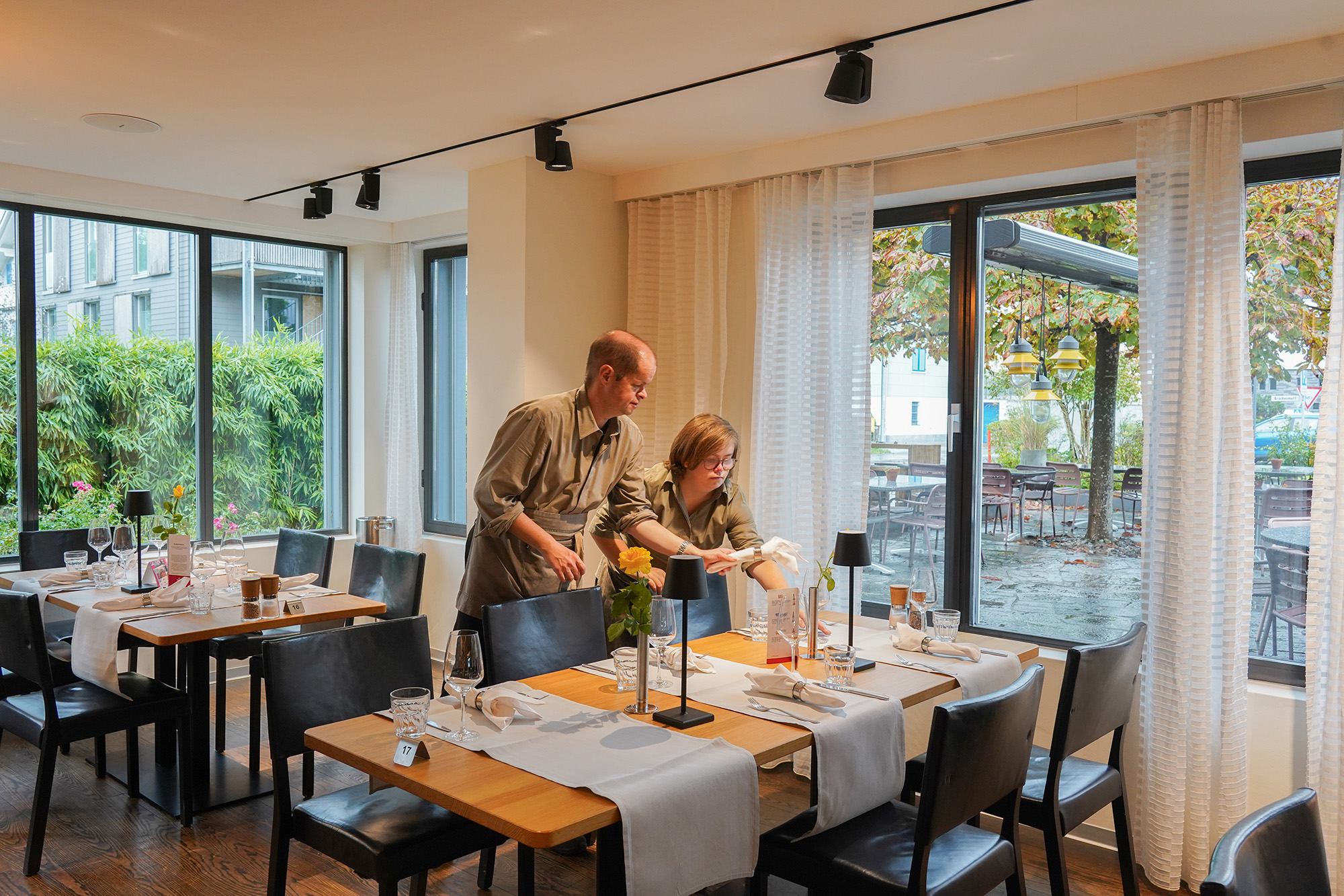 Bedienung im Restaurant