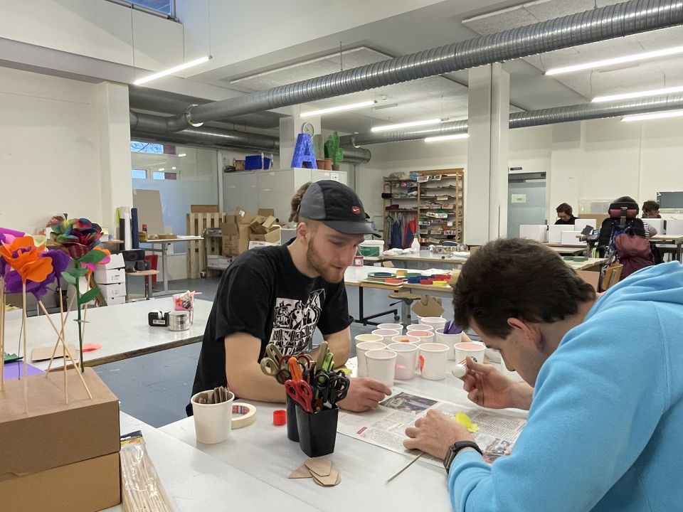 Kreativ sein in der Tagesstruktur