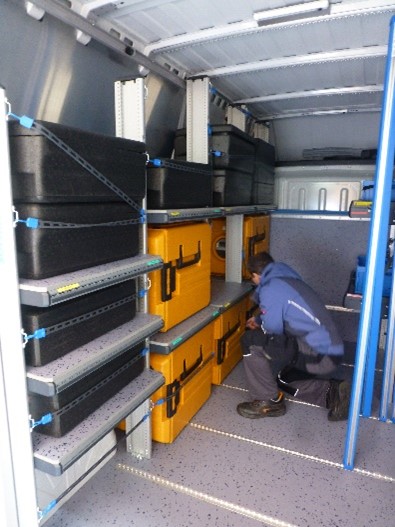 Auslieferung der Speisen am Mittag von externen Kunden