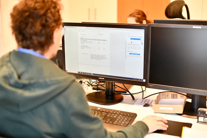 Arbeit am Computer