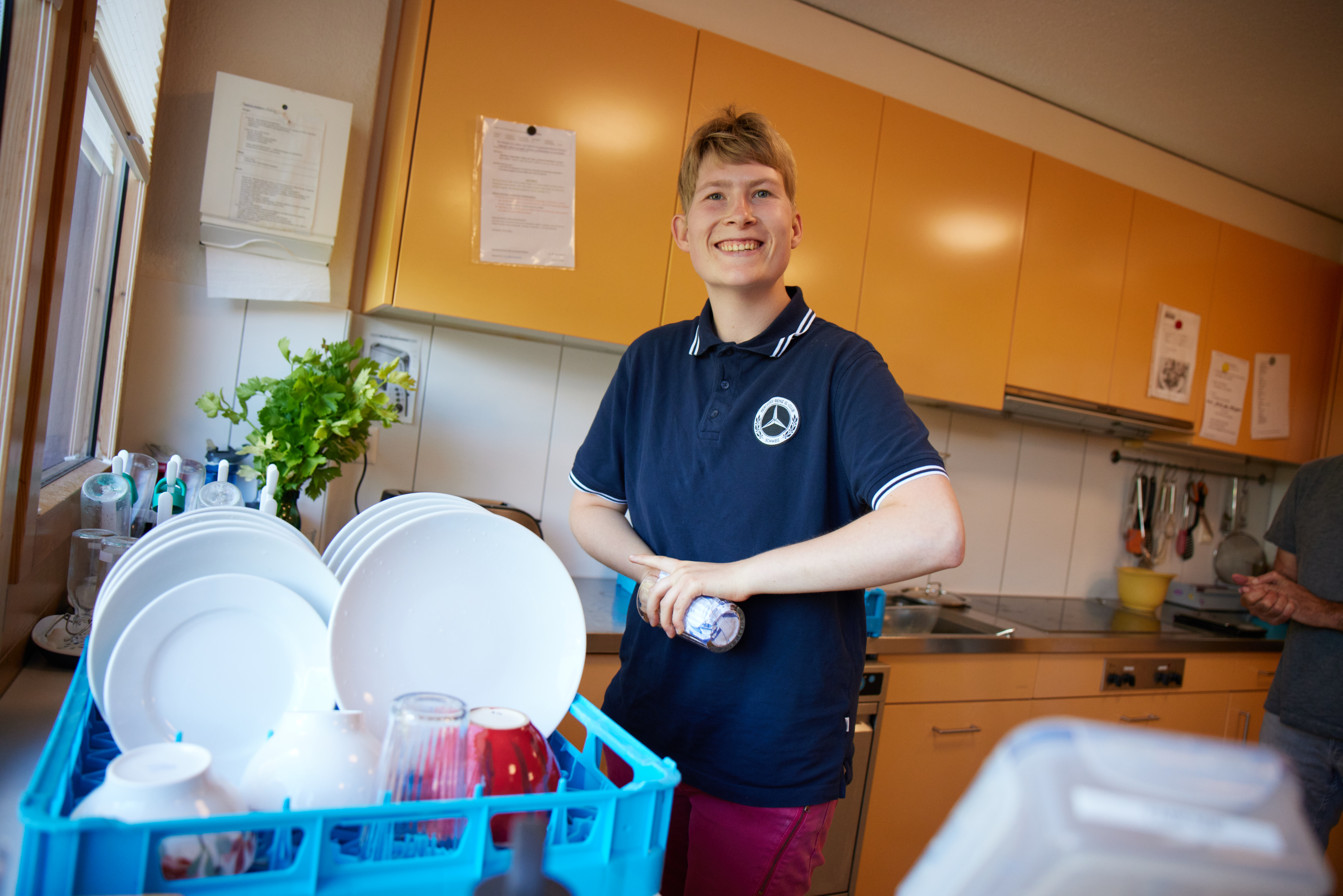 Küchendienst in der Prader-Willi-Wohngruppe
