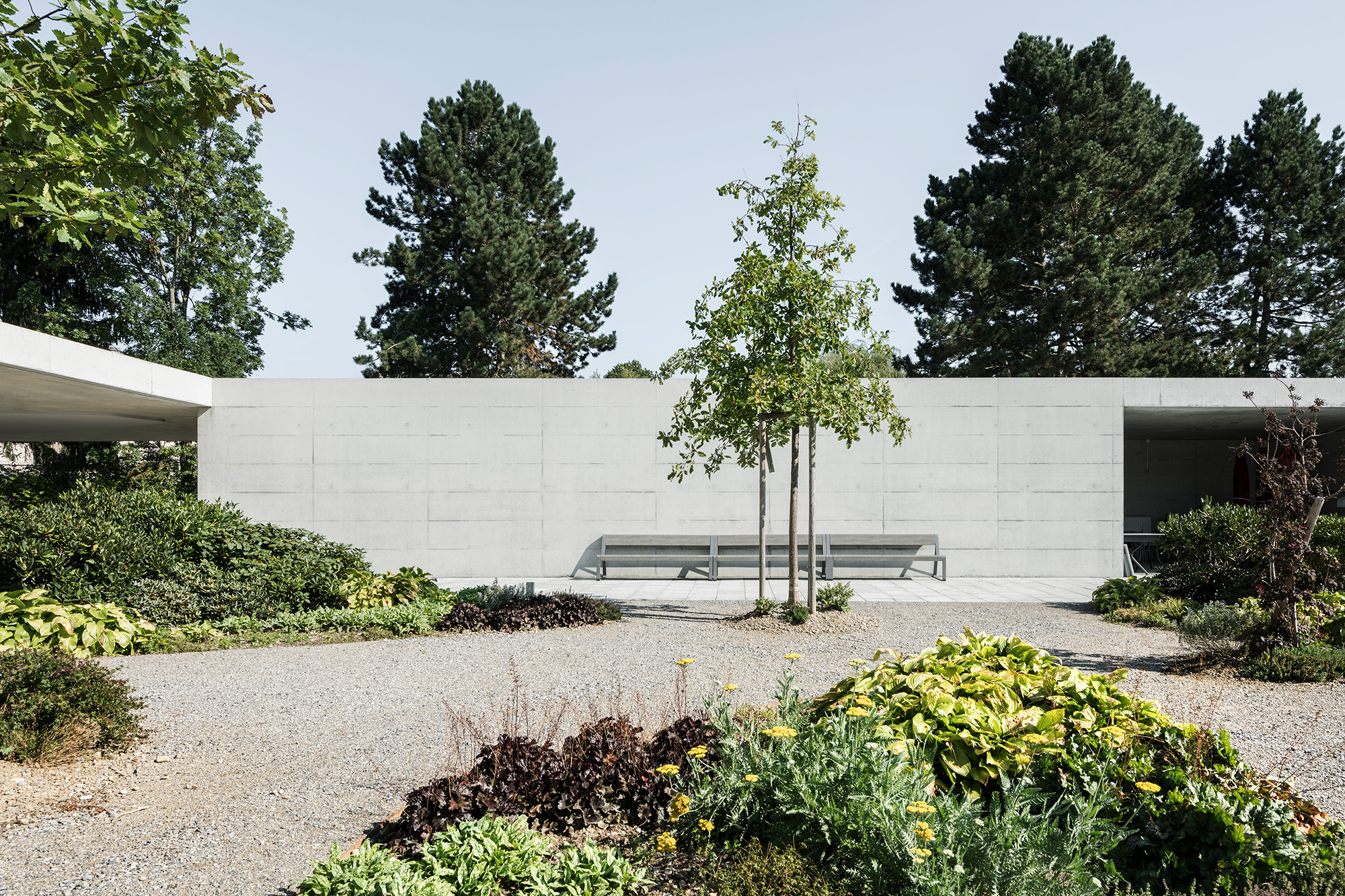 Innenhof Wohnhaus Langfuri